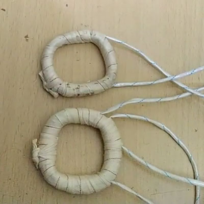 mixer coil after cotton tape winding