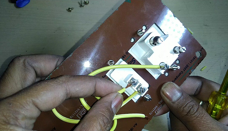 series bulb tester connection AKV Technical