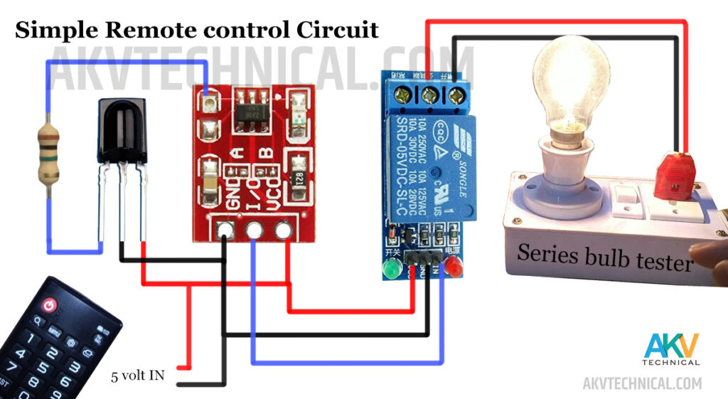 Simple remote control circuit