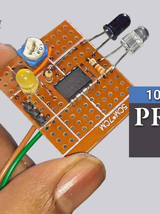 10 inch distance proximity sensor using IC358