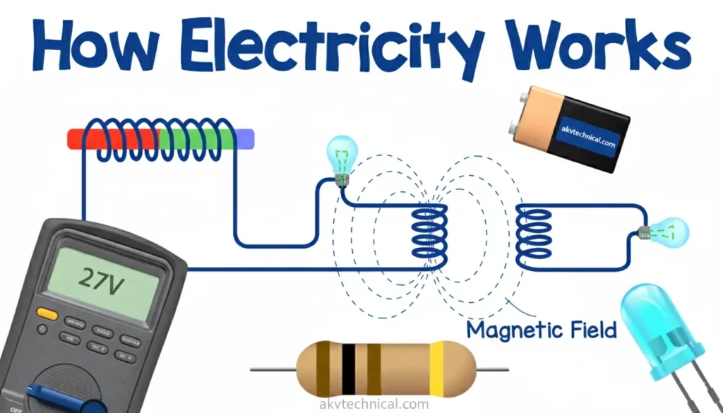 How Electricity Works Step by Step 2 how to electricity work 1 compressed AKV Technical